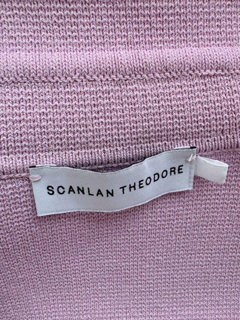 Scanlan Theodore Crepe Knit Jacket Mauve Pink XL - Picture 7 of 9